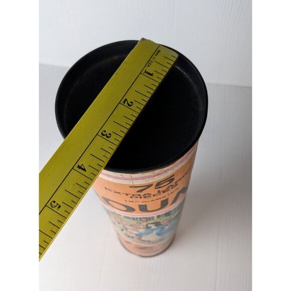 Vintage HG Toys Snow White Round 75 Piece Jigsaw Puzzle in Can 12” - Picture 7 of 16